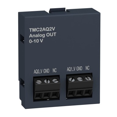 TMC2AQ2V - Analoogväljundkassett, Modicon M221, 2 analoogpinge väljundit, I/O laiendus - Schneider Electric - Analoogväljundkassett, Modicon M221, 2 analoogpinge väljundit, I/O laiendus - Schneider Electric - 0