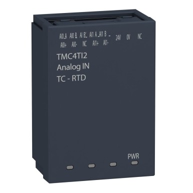 TMC4TI2 - Analoogsisendite kassett, Modicon M241, 2 temperatuuri sisendit - Schneider Electric - Analoogsisendite kassett, Modicon M241, 2 temperatuuri sisendit - Schneider Electric - 0