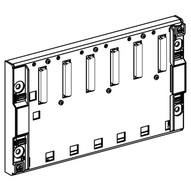 TSXRKY6 - Mitte laiendatav rack ühe racki konfiguratsiooni jaoks 6 pesa IP20 - Schneider Electric - Mitte laiendatav rack ühe racki konfiguratsiooni jaoks 6 pesa IP20 - Schneider Electric - 0