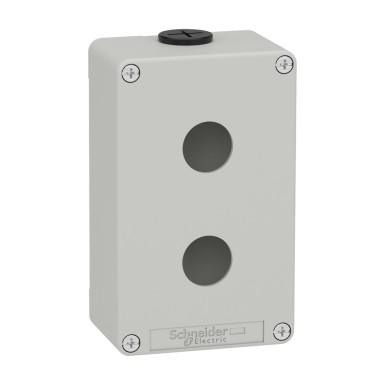 XAPD2202 - Tühi juhtimispult, Harmony XAP, XB2 SL, tsinksulam, hall, M20, 2 väljalõiget 22mm, 80x130x51,5mm, UL cULus - Schneider Electric - Tühi juhtimispult, Harmony XAP, XB2 SL, tsinksulam, hall, M20, 2 väljalõiget 22mm, 80x130x51,5mm, UL cULus - Schneider Electric - 0