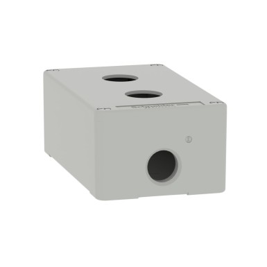 XAPD2202 - Tühi juhtimispult, Harmony XAP, XB2 SL, tsinksulam, hall, M20, 2 väljalõiget 22mm, 80x130x51,5mm, UL cULus - Schneider Electric - Tühi juhtimispult, Harmony XAP, XB2 SL, tsinksulam, hall, M20, 2 väljalõiget 22mm, 80x130x51,5mm, UL cULus - Schneider Electric - 5