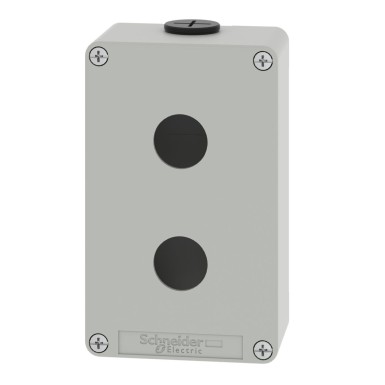 XAPD2202 - Tühi juhtimispult, Harmony XAP, XB2 SL, tsinksulam, hall, M20, 2 väljalõiget 22mm, 80x130x51,5mm, UL cULus - Schneider Electric - Tühi juhtimispult, Harmony XAP, XB2 SL, tsinksulam, hall, M20, 2 väljalõiget 22mm, 80x130x51,5mm, UL cULus - Schneider Electric - 6