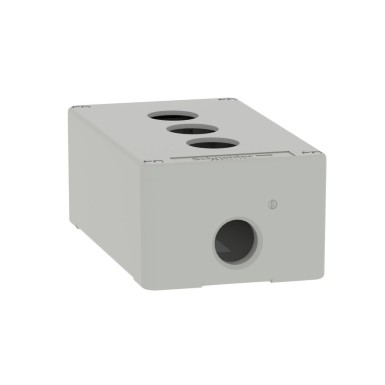 XAPD2203 - Tühi juhtimispult, Harmony XAP, XB2 SL, tsinksulam, hall, M20, 3 väljalõike 22mm, 80x130x51,5mm, UL cULus - Schneider Electric - Tühi juhtimispult, Harmony XAP, XB2 SL, tsinksulam, hall, M20, 3 väljalõike 22mm, 80x130x51,5mm, UL cULus - Schneider Electric - 6