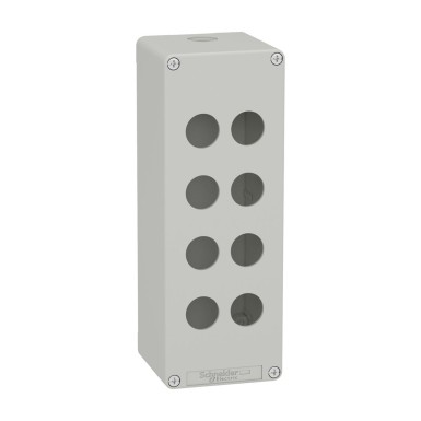 XAPD4508 - Harmony XAP, XB2 SL, Tühi juhtimispult, tsinksulam, hall, M25, 8 väljalõike 22mm, 80 x 220 x 77 - Schneider Electric - Harmony XAP, XB2 SL, Tühi juhtimispult, tsinksulam, hall, M25, 8 väljalõike 22mm, 80 x 220 x 77 - Schneider Electric - 0