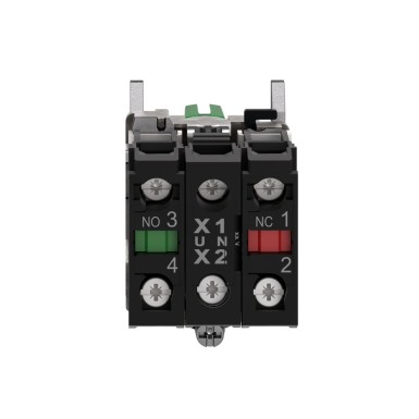 XB4BK133G5 - Valgustatud valikulüliti, Harmony XB4, metall, roheline käepide, 22mm, universaalne LED, 3 asendit, 1NO + 1NC, 110...120V AC - Schneider Electric - Valgustatud valikulüliti, Harmony XB4, metall, roheline käepide, 22mm, universaalne LED, 3 asendit, 1NO + 1NC, 110...120V AC - Schneider Electric - 5