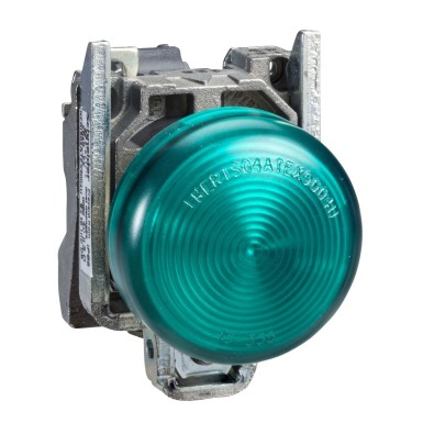 XB4BVBG3EX - Täielik kontrollvalgusti, Harmony XB4, ümmargune ?22 mm, IP65, roheline, integreeritud LED, 24...120 V, kinnituskohad, ATEX - Schneider Electric - Täielik kontrollvalgusti, Harmony XB4, ümmargune ?22 mm, IP65, roheline, integreeritud LED, 24...120 V, kinnituskohad, ATEX - Schneider Electric - 0