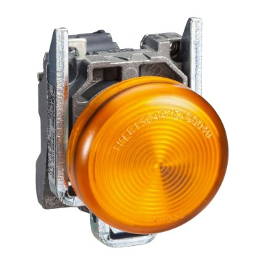 XB4BVG5EX - Täielik pilootvalgusti, Harmony XB4, ümmargune ?22 mm, IP65, kollane, integreeritud LED, 120 V, kinnituskohad, ATEX - Schneider Electric - Täielik pilootvalgusti, Harmony XB4, ümmargune ?22 mm, IP65, kollane, integreeritud LED, 120 V, kinnituskohad, ATEX - Schneider Electric - 0