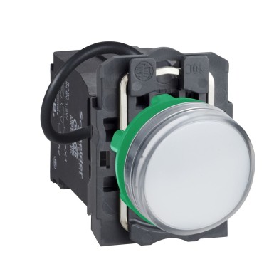 XB5AV5B1 - Harmony XB5, juhtseade, plastikust, valge, ?22, tavaline lääts koos integreeritud LED-iga, 400 V AC - Schneider Electric - Harmony XB5, juhtseade, plastikust, valge, ?22, tavaline lääts koos integreeritud LED-iga, 400 V AC - Schneider Electric - 0