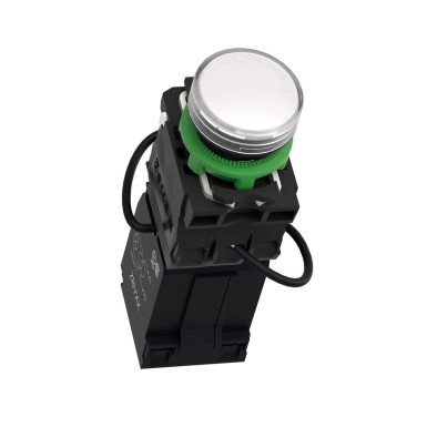 XB5AV5B1 - Harmony XB5, juhtseade, plastikust, valge, ?22, tavaline lääts koos integreeritud LED-iga, 400 V AC - Schneider Electric - Harmony XB5, juhtseade, plastikust, valge, ?22, tavaline lääts koos integreeritud LED-iga, 400 V AC - Schneider Electric - 4