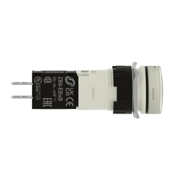 XB6AV1BB - Täielik kontrolltuli, Harmony XB6, valge ? 16, integreeritud LED-iga 12...24 V - Schneider Electric - Täielik kontrolltuli, Harmony XB6, valge ? 16, integreeritud LED-iga 12...24 V - Schneider Electric - 1