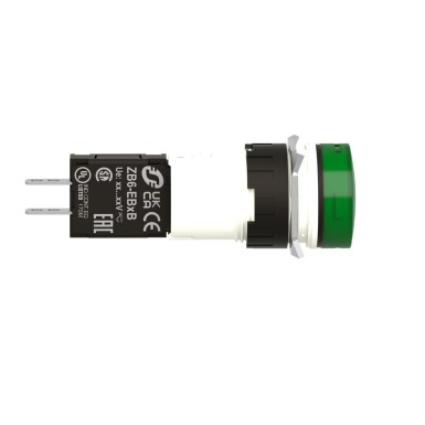 XB6AV3BB - Täielik kontrolltuli, Harmony XB6, roheline ? 16 integreeritud LED-iga 12...24 V - Schneider Electric - Täielik kontrolltuli, Harmony XB6, roheline ? 16 integreeritud LED-iga 12...24 V - Schneider Electric - 1