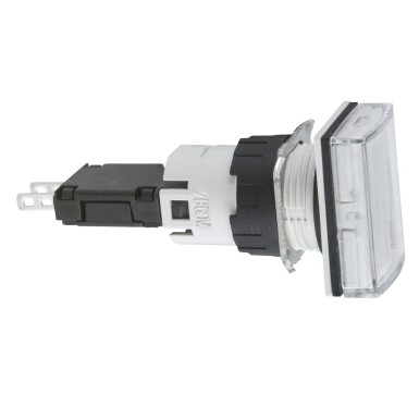 XB6DV1BB - Täielik kontrollvalgusti, Harmony XB6, ristkülikukujuline valge, plastist, 16mm, integreeritud LED, 12...24V - Schneider Electric - Täielik kontrollvalgusti, Harmony XB6, ristkülikukujuline valge, plastist, 16mm, integreeritud LED, 12...24V - Schneider Electric - 0