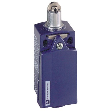XCKD2502P16 - Limit switch, Limit switches XC Standard - Telemecanique - Limit switch, Limit switches XC Standard, XCKD, steel roller plunger, 1NC+1 NO, slow, M16 - Telemecanique - 0