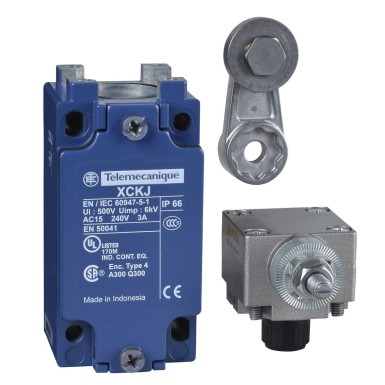 XCKJ10513H29 - Piirangulüliti, Piirangulülitid XC Standard, XCKJ, terasrullhoob, 1NC+1 NO, napsuv toimimine, M20 - Schneider Electric - Piirangulüliti, Piirangulülitid XC Standard, XCKJ, terasrullhoob, 1NC+1 NO, napsuv toimimine, M20 - Schneider Electric - 0