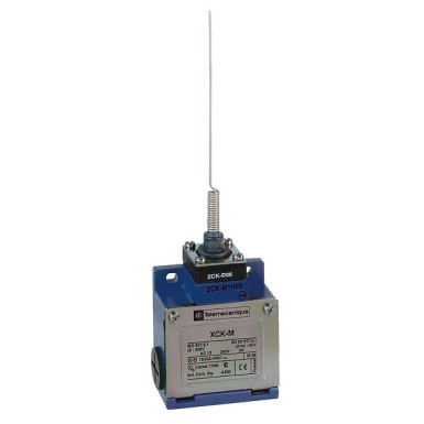 XCKM106 - Limit switch, Limit switches XC Standard, XCKM - Telemecanique - Limit switch, Limit switches XC Standard, XCKM, cats whisker, 1NC+1 NO, snap action, Pg11 - Telemecanique - 0