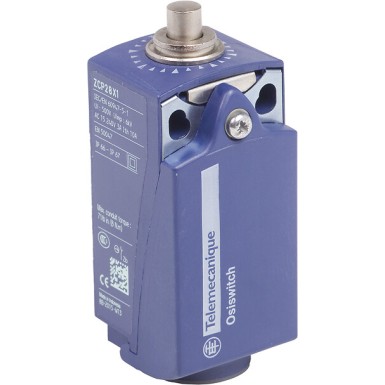 XCKP2110G11X1 - Limit switch, Limit switches XC Standard - Telemecanique - Limit switch, Limit switches XC Standard, XCKP, metal end plunger, 1NC+1 NO, snap - Telemecanique - 0