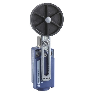 XCKP2149G11 - Limit switch, Limit switches XC Standard - Telemecanique - Limit switch, Limit switches XC Standard, XCKP, plastic roller lever Ø 50 var.length, 1NC+1 NO, snap, Pg11 - Telemecanique - 0