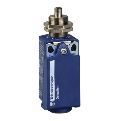 XCKP21H0P16 - Limit switch, Limit switches XC Standard - Telemecanique - Limit switch, Limit switches XC Standard, XCKP, M18 metal end plunger, 1NC+1 NO, snap, M16 - Telemecanique - 0