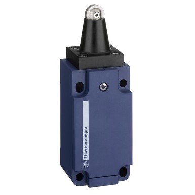XCKS502H7 - Limit switch, Limit switches XC Standard - Telemecanique - Limit switch, Limit switches XC Standard, XCKS, steel roller plunger, 1NC+1 NO, slow break, 1/2NPT - Telemecanique - 0