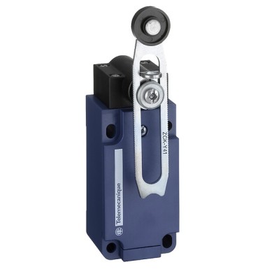 XCKS541 - Limit switch, Limit switches XC Standard - Telemecanique - Limit switch, Limit switches XC Standard, XCKS, thermoplastic plastic roller lever var. length, 1NC+1 NO, slow, Pg13 - Telemecanique - 0