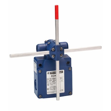XCKVR24SR1H29 - Limit switch, Limit switches XC Standard - Telemecanique - Limit switch, Limit switches XC Standard, XCKVR, stay put crossed rods lever 6 mm, 2x(NC+NO), slow, M20 - Telemecanique - 0