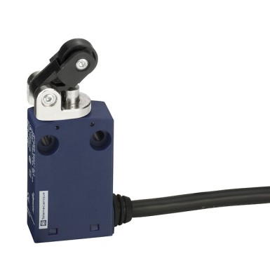 XCMN2121T05 - Limit switch, Limit switches XC Standard - Telemecanique - Limit switch, Limit switches XC Standard, XCMN, thermoplastic plastic roller lever plung. Hor, 1NC+1 NO, snap, 1 m - Telemecanique - 0