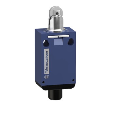 XCMV2502M12 - Limit switch, Limit switches XC Standard - Telemecanique - Limit switch, Limit switches XC Standard, XCMD, steel roller plunger, 1NC+1 NO, slow, M12 - Telemecanique - 0