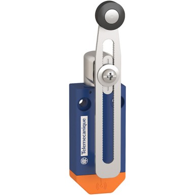 XCMW145 - Telemecanique - Wireless limit switch, Limit switches XC Standard, XCMW, adjustable plastic roller lever