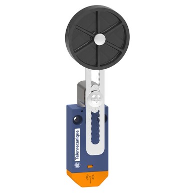 XCMW149 - Telemecanique - Wireless limit switch XCMW - adjustable 50mm plastic roller lever