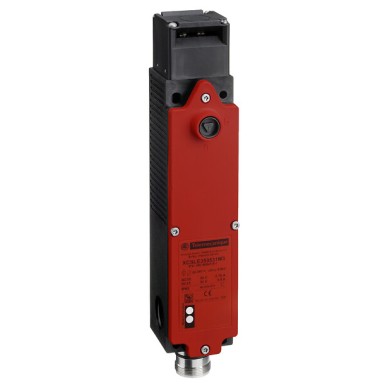 XCSLE373731M3 - Telemecanique - Safety switch, Telemecanique Safety switches XCS, plastic key operated solenoid XCSLE, 4NC+2 NO, slow, M23 connect., 24 V