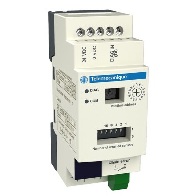XCSRD210MDB - Telemecanique - Telemecanique Safety switches XCS, diagnostic module for XCSRC Daisy Chain models, Modbus RTU