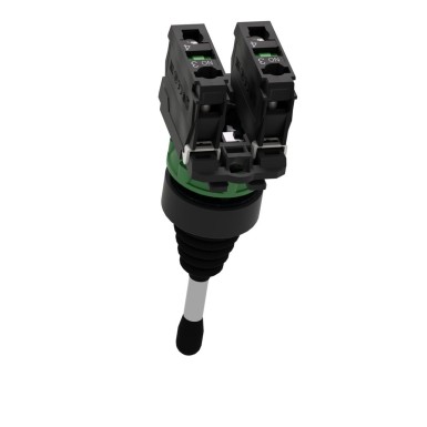 XD5PA12 - Joystick kontroller, Harmony XB5, 22mm, 2 suunda, paigalepüsimine, 1NO iga suuna kohta - Schneider Electric - Joystick kontroller, Harmony XB5, 22mm, 2 suunda, paigalepüsimine, 1NO iga suuna kohta - Schneider Electric - 2