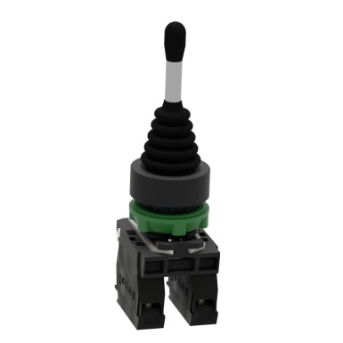 XD5PA12 - Joystick kontroller, Harmony XB5, 22mm, 2 suunda, paigalepüsimine, 1NO iga suuna kohta - Schneider Electric - Joystick kontroller, Harmony XB5, 22mm, 2 suunda, paigalepüsimine, 1NO iga suuna kohta - Schneider Electric - 5