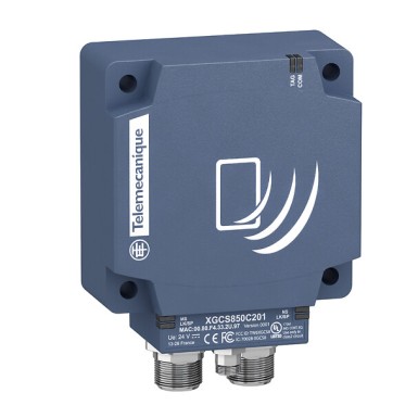 XGCS850C201 - Compact smart antenna, Radio frequency identification XG - Telemecanique - Compact smart antenna, Radio frequency identification XG, RFID 13.56 MHz, Ethernet dual port communication - Telemecanique - 0
