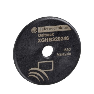 XGHB320246 - Electronic tag, Radio frequency identification XG - Telemecanique - Electronic tag, Radio frequency identification XG, RFID 13.56 MHz, disc Ã˜ 30 x 3, 2000 Bytes - Telemecanique - 0