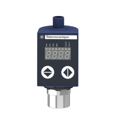 XMLR040G2P05 - Elektroonilised rõhuandurid, rõhuandurid XM, XMLR 40 bar, G 1/4, 24 VDC, 2xPNP, M12 - Schneider Electric - Elektroonilised rõhuandurid, rõhuandurid XM, XMLR 40 bar, G 1/4, 24 VDC, 2xPNP, M12 - Schneider Electric - 1