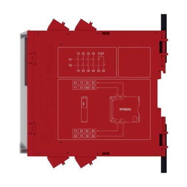 XPSBAC14AC - Estop või kaitse ,Harmony XPS, ühendatud toiteklemmidega 24 V AC/DC , ilma sisenditeta, vedru - Schneider Electric - Estop või kaitse ,Harmony XPS, ühendatud toiteklemmidega 24 V AC/DC , ilma sisenditeta, vedru - Schneider Electric - 3