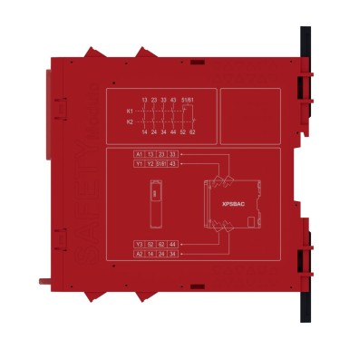 XPSBAC14AP - Estop või kaitse ,Harmony XPS, ühendatud toiteklemmidega 24 V AC/DC , ilma sisenditeta, kruvi - Schneider Electric - Estop või kaitse ,Harmony XPS, ühendatud toiteklemmidega 24 V AC/DC , ilma sisenditeta, kruvi - Schneider Electric - 3