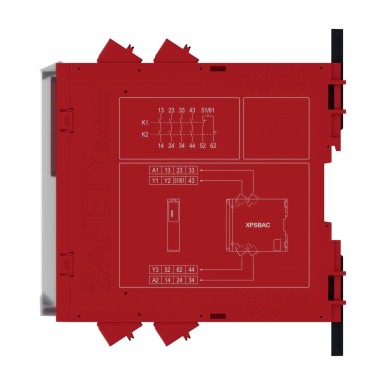 XPSBAC34AC - Estop või kaitse ,Harmony XPS, ühendatud toiteklemmidega 48-240 V AC/DC , ilma sisendita, vedruga - Schneider Electric - Estop või kaitse ,Harmony XPS, ühendatud toiteklemmidega 48-240 V AC/DC , ilma sisendita, vedruga - Schneider Electric - 3