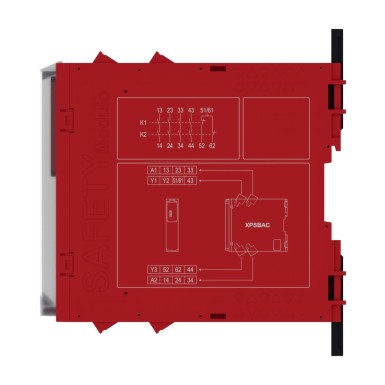 XPSBAC34AP - Estop või kaitse ,Harmony XPS, ühendatud toiteklemmidega 48-240 V AC/DC , sisendid puuduvad, kruvi - Schneider Electric - Estop või kaitse ,Harmony XPS, ühendatud toiteklemmidega 48-240 V AC/DC , sisendid puuduvad, kruvi - Schneider Electric - 1