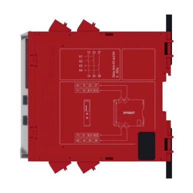 XPSBAT12A1AC - Ajaviivitatud väljund, Harmony XPS, Estop, valvur, OSSD, 24 V AC/DC, vedru. - Schneider Electric - Ajaviivitatud väljund, Harmony XPS, Estop, valvur, OSSD, 24 V AC/DC, vedru. - Schneider Electric - 4