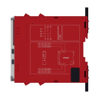 XPSBAT12A1AP - Aegviivitatud väljund, Harmony XPS, Estopi, valvuri, OSSD jaoks, 24 V AC/DC, kruvi - Schneider Electric - Aegviivitatud väljund, Harmony XPS, Estopi, valvuri, OSSD jaoks, 24 V AC/DC, kruvi - Schneider Electric - 5