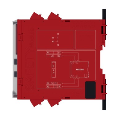 XPSUVN11AC - Ohutusmoodul, Harmony Safety Automation, nullkiiruse jälgimine ajaviitega, 24V AC/DC, vedru - Schneider Electric - Ohutusmoodul, Harmony Safety Automation, nullkiiruse jälgimine ajaviitega, 24V AC/DC, vedru - Schneider Electric - 5