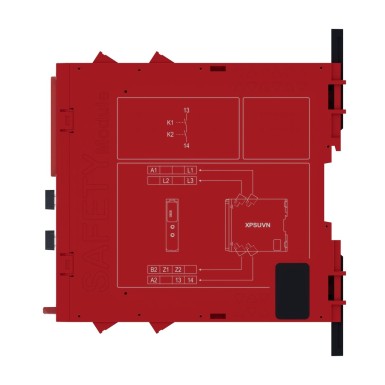 XPSUVN11AP - Ohutusmoodul, Harmony Safety Automation, nullkiiruse jälgimine ajalise viivitusega, 24V AC/DC, kruvi - Schneider Electric - Ohutusmoodul, Harmony Safety Automation, nullkiiruse jälgimine ajalise viivitusega, 24V AC/DC, kruvi - Schneider Electric - 2