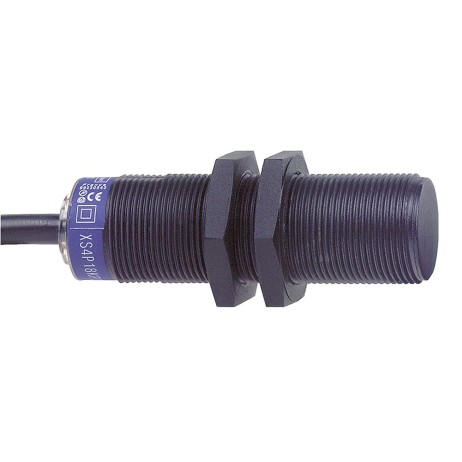 XS4P18PB370L2 - Induktiivsed lähedusandurid XS, induktiivne andur XS4 M18, L60mm, PPS, Sn8mm, 12...48 VDC, kaabel 10 m - Telemecanique - Induktiivsed lähedusandurid XS, induktiivne andur XS4 M18, L60mm, PPS, Sn8mm, 12...48 VDC, kaabel 10 m - Telemecanique - 0