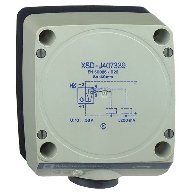 XSDA405539H7 - Induktiivsed lähedusandurid XS, induktiivne andur XSD 80x80x40, plastik, Sn40mm, 24...240 VAC, klemmid - Schneider Electric - Induktiivsed lähedusandurid XS, induktiivne andur XSD 80x80x40, plastik, Sn40mm, 24...240 VAC, klemmid - Schneider Electric - 0