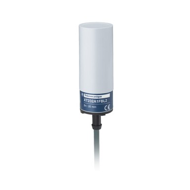 XT232A1FAL2 - Capacitive proximity sensors XT, cylindrical Ø 32 mm - Telemecanique - Capacitive proximity sensors XT, cylindrical Ø 32 mm, plastic, Sn 20 mm, cable 2 m - Telemecanique - 0