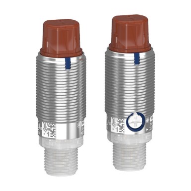 XUB2BNXWM12 - Photoelectric sensors XU, Photo electric sensor - Telemecanique - Photoelectric sensors XU, Photo electric sensor, Cylindrical, Metal, Angled, Thru-beam, System, Smax 30m, NPN, Connector M12 - Telemecanique - 0