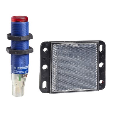 XUBTAPSNM12 - Photoelectric sensors XU, XUBT - Telemecanique - Photoelectric sensors XU, XUBT, polarised, Sn 1.4 m, 12...24 VDC, M12 - Telemecanique - 0