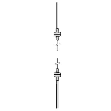 XUFN12311 - fotoelektrilised andurid XU, plastist kiudoptiline andur, läbiv kiud, üldine kasutus, pikendatud, 2 m, Sn180mm - Schneider Electric - fotoelektrilised andurid XU, plastist kiudoptiline andur, läbiv kiud, üldine kasutus, pikendatud, 2 m, Sn180mm - Schneider Electric - 0